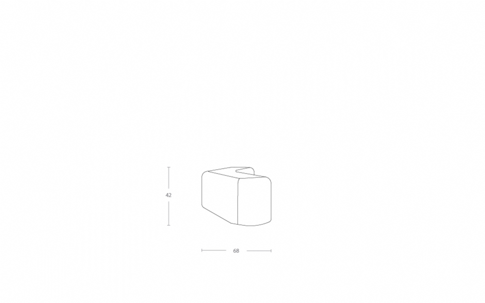 Dimensoes do produto puff mm curvo